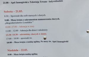 Rekolekcje Wielkopostne Trepcza 20-23.03.2026