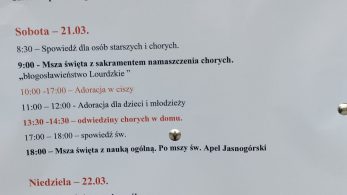 Rekolekcje Wielkopostne Trepcza 20-23.03.2026